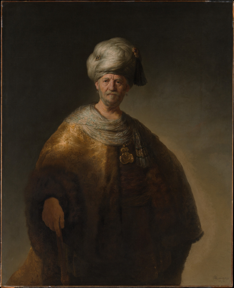 Рембрандт Харменс ван Рейн. Мужчина в восточном костюме (Благородный славянин)