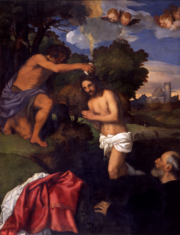 Крещение Иисуса (с заказчиком Джованни Рамом)