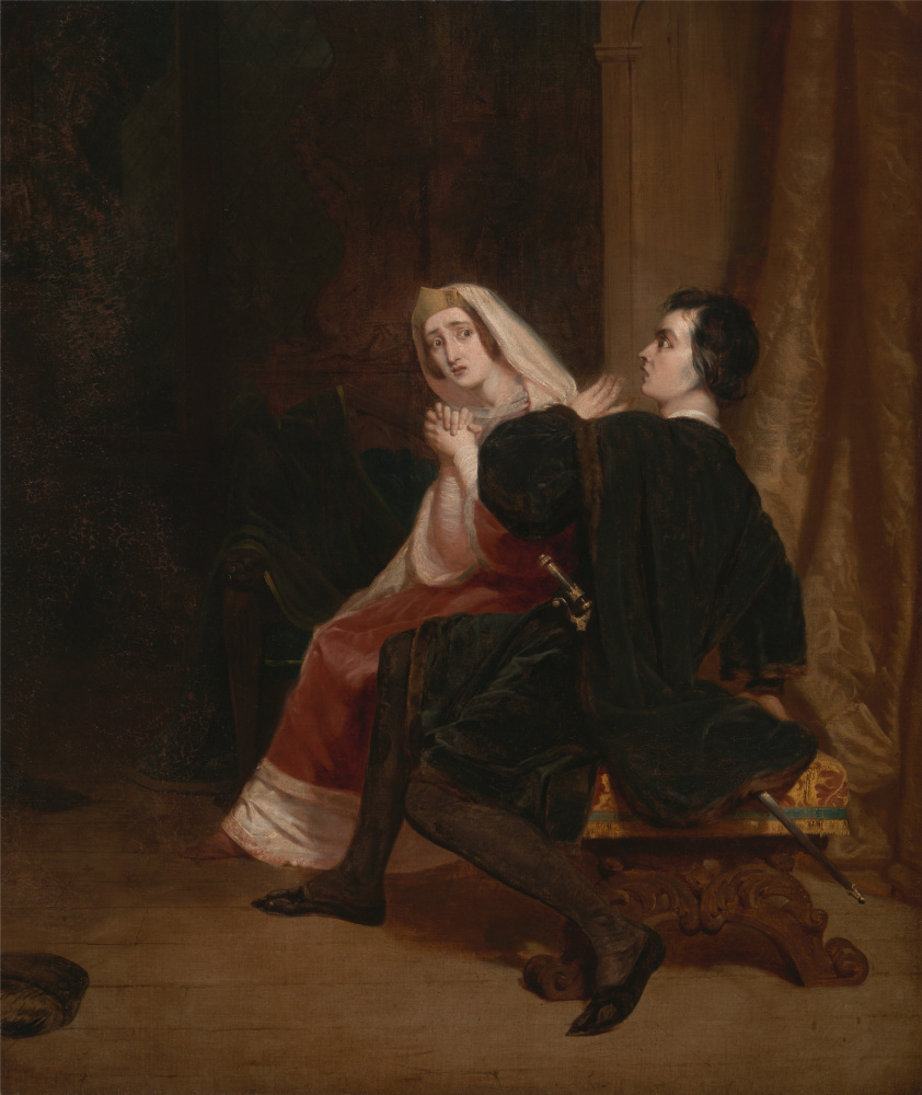 Ричард Дадд. Гамлет и его мать