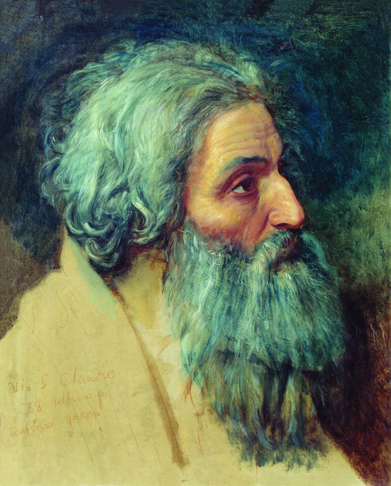 Александр Андреевич Иванов. Голова апостола Андрея. 1840-е