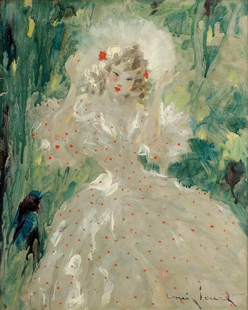 Икар Луи Франция 1888 - 1950. Летнее платье. 1940