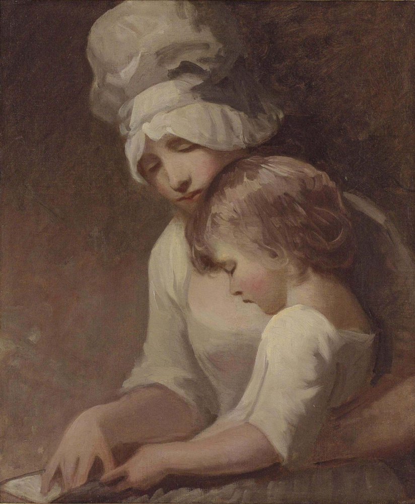 Джордж Ромни. Женщина с ребенком. Портрет миссис Камберленд и ее сына Чарльза