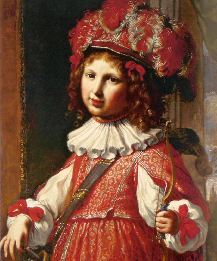 Элизабетта Сирани. Портрет Винченцо Фердинандо Рануцци в образе Амура