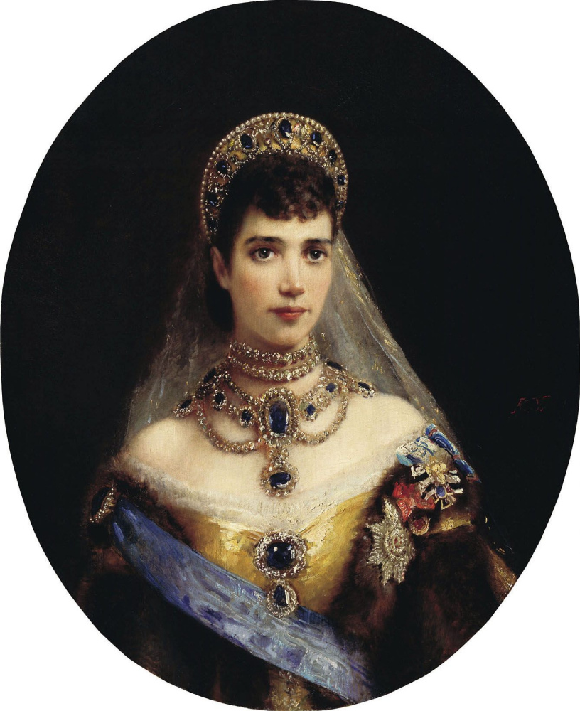 Константин Егорович Маковский. Портрет императрицы Марии Федоровны - супруги императора Александра III