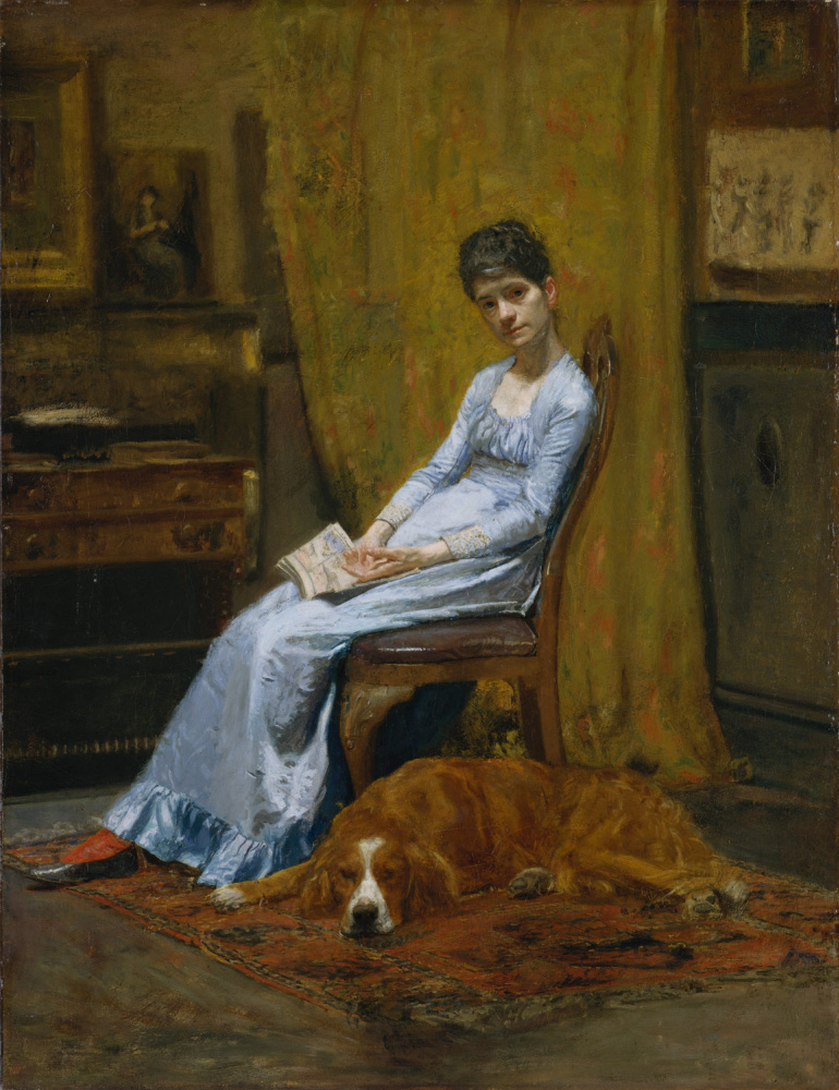 Жена художника и ее собака