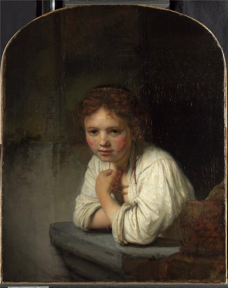 Рембрандт Харменс ван Рейн. Девочка у окна