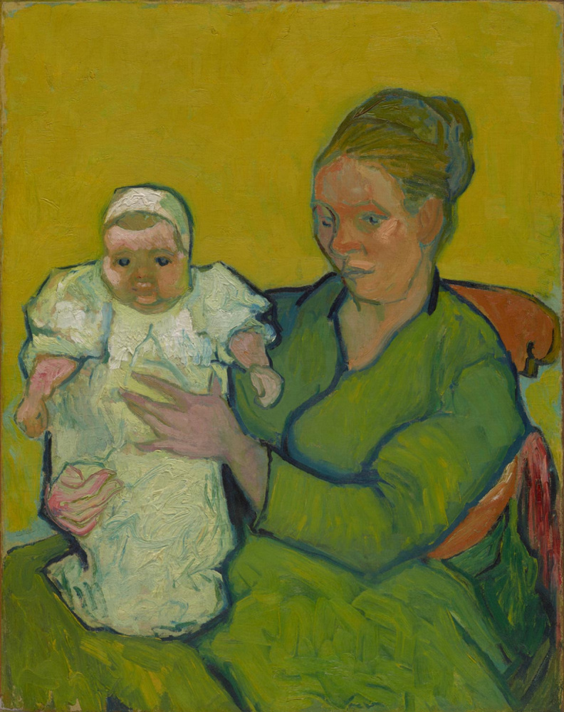 Винсент Ван Гог. Портрет мадам Августины Рулен и малыша Марселя
