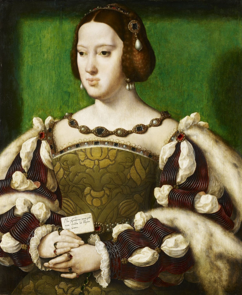 Йос ван Клеве. Портрет Элеоноры Австрийской, королевы Франции (1498-1558) 1531-1534