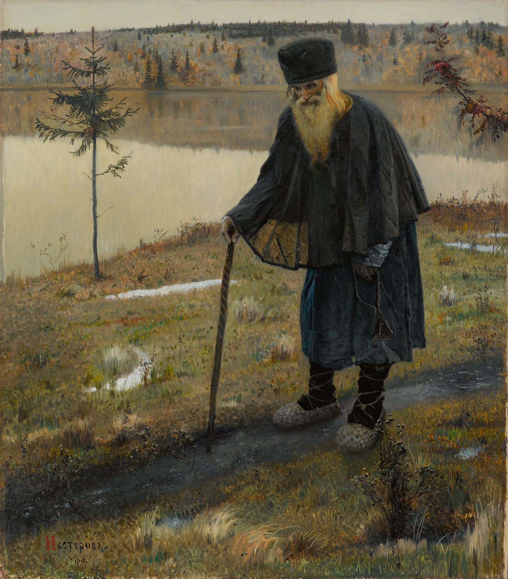 Михаил Васильевич Нестеров - Пустынник, 1888, 125×143 см: Описание  произведения | Артхив