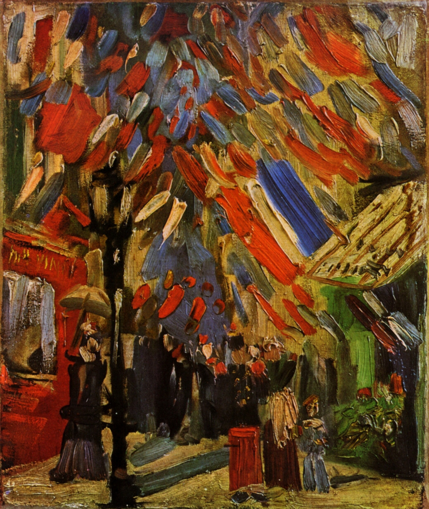 Винсент Ван Гог. Празднование 14 июля в Париже