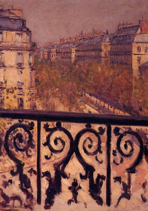 Гюстав Кайботт. Балкон в Париже