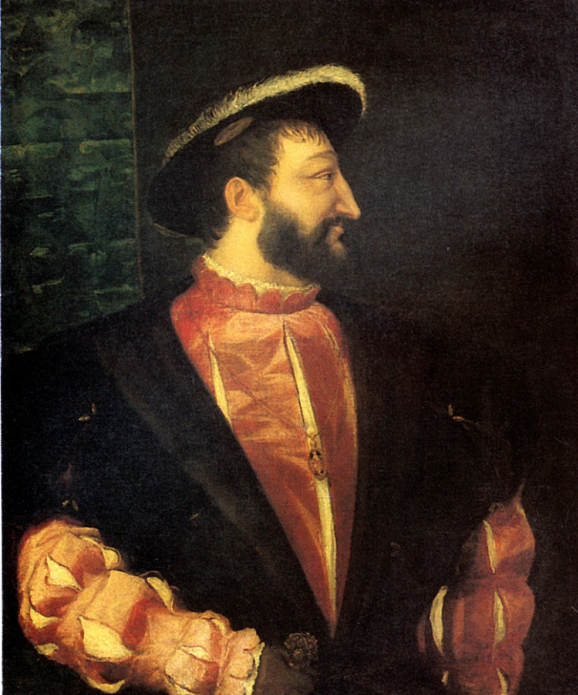 Тициан Вечеллио. Портрет Франциска I, короля Франции