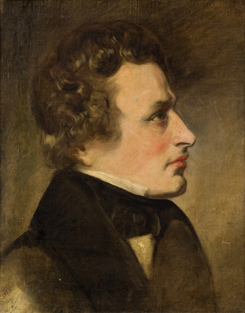 Фридрих фон Амерлинг. Мужской портрет. 1838