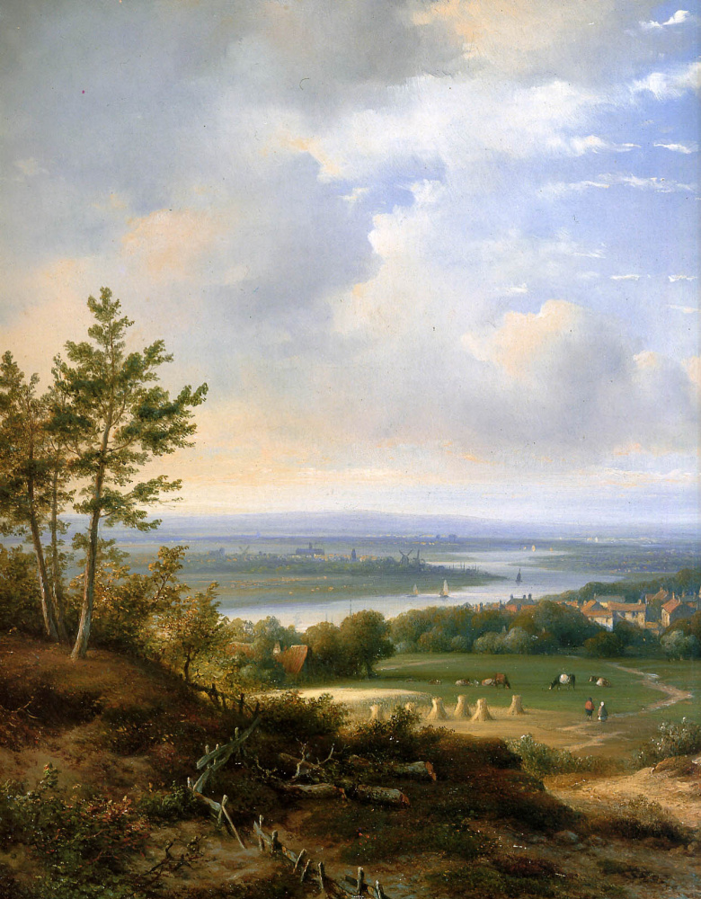 Лодевик Йоханнес Клейн. Панорамный пейзаж