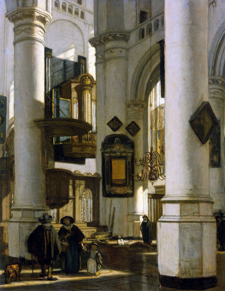 Эмануэль де Витте. Интерьер церкви