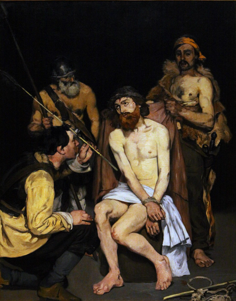 Эдуар Мане. Иисус, терзаемый солдатами (Поругание Христа)