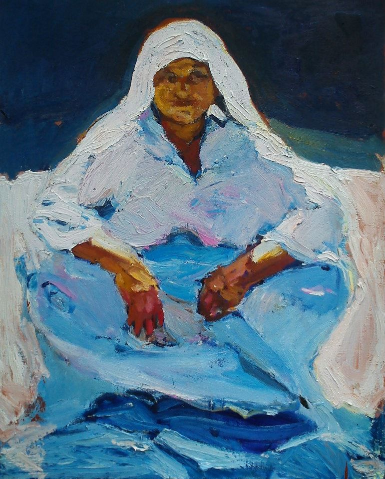 Ренат Рамазанов. Бабушка в белом платье