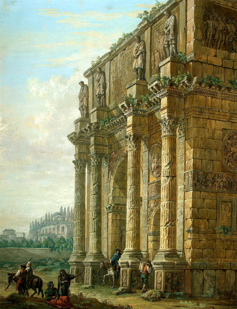 Шарль-Луи Клериссо. Триумфальная арка Константина в Риме