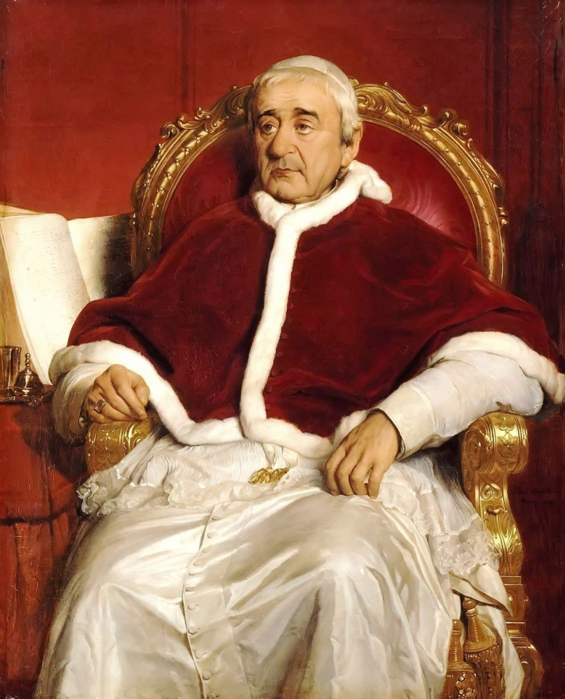 Поль Деларош. Портрет папы Григория XVI