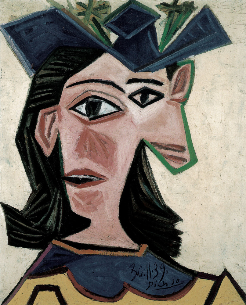 Пабло Пикассо. Бюст женщины в шляпе (Дора)