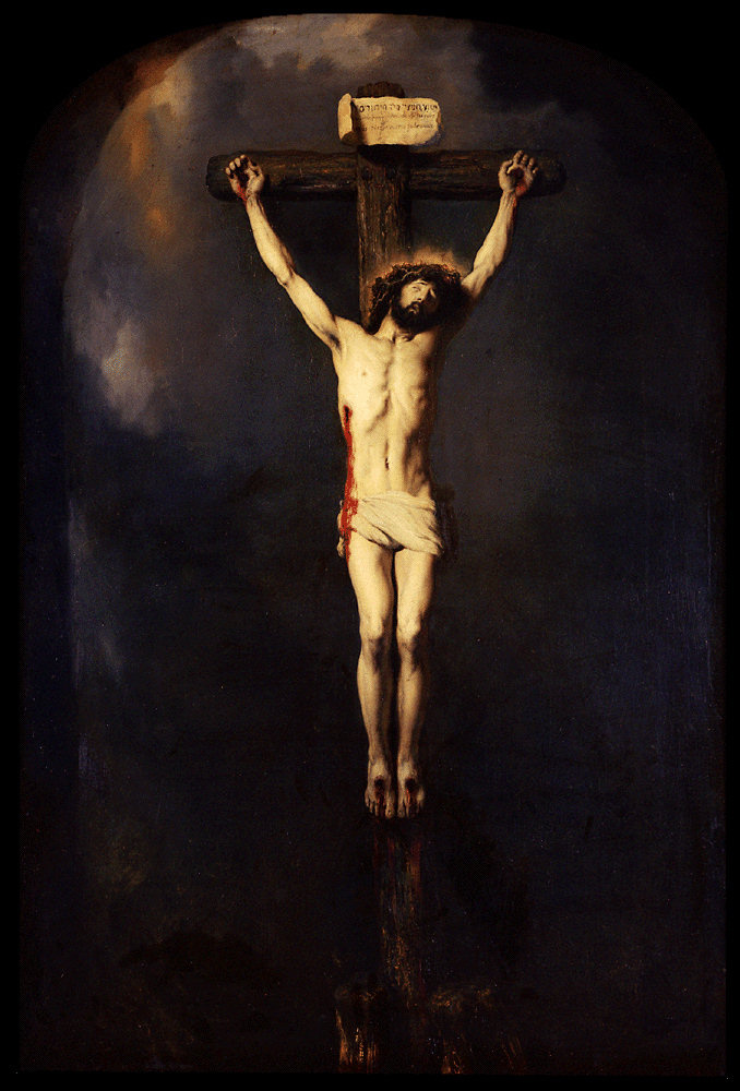 Ян Ливенс. Иисус на кресте (Распятие Христа)