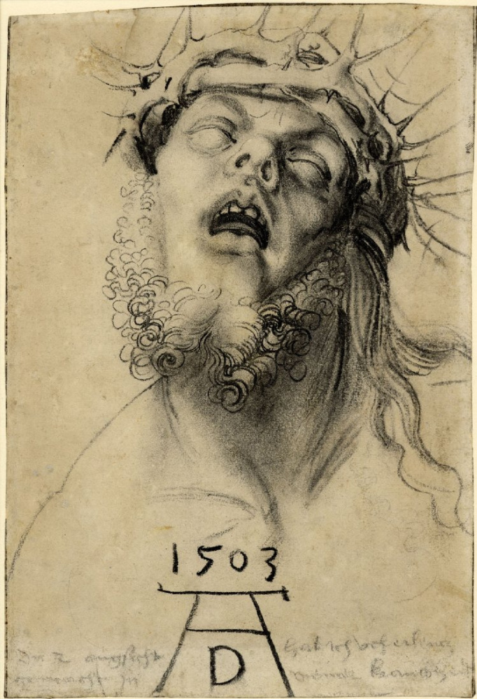 Результат Изображение для А.  Дюрер, 1503. Автопортрет в образе мертвого Христа?