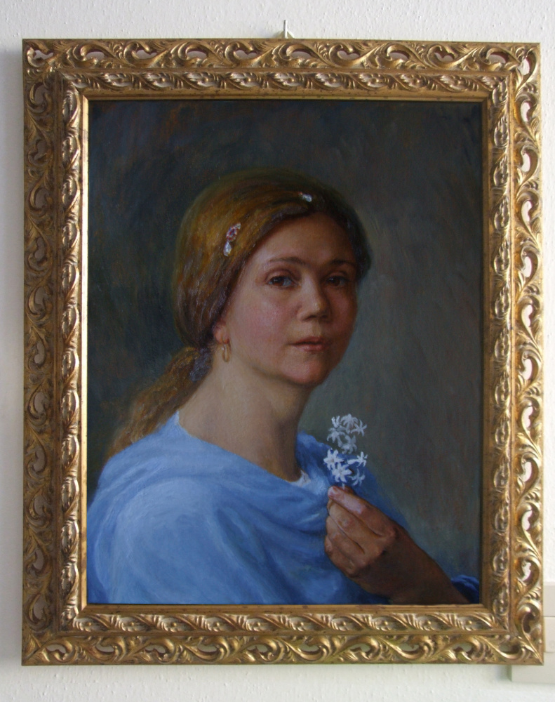 Elena Sergheevna Akinina. Self-portrait