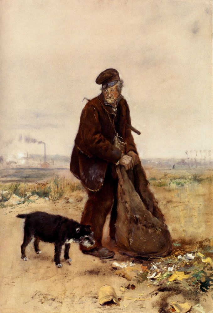 Жан-Франсуа Рафаэлли. Старьевщик с собакой