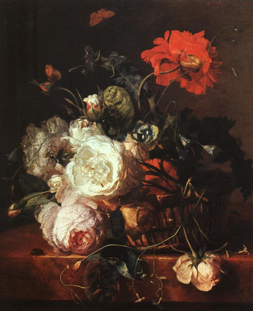 Ян ван Хейсум. Белые розы