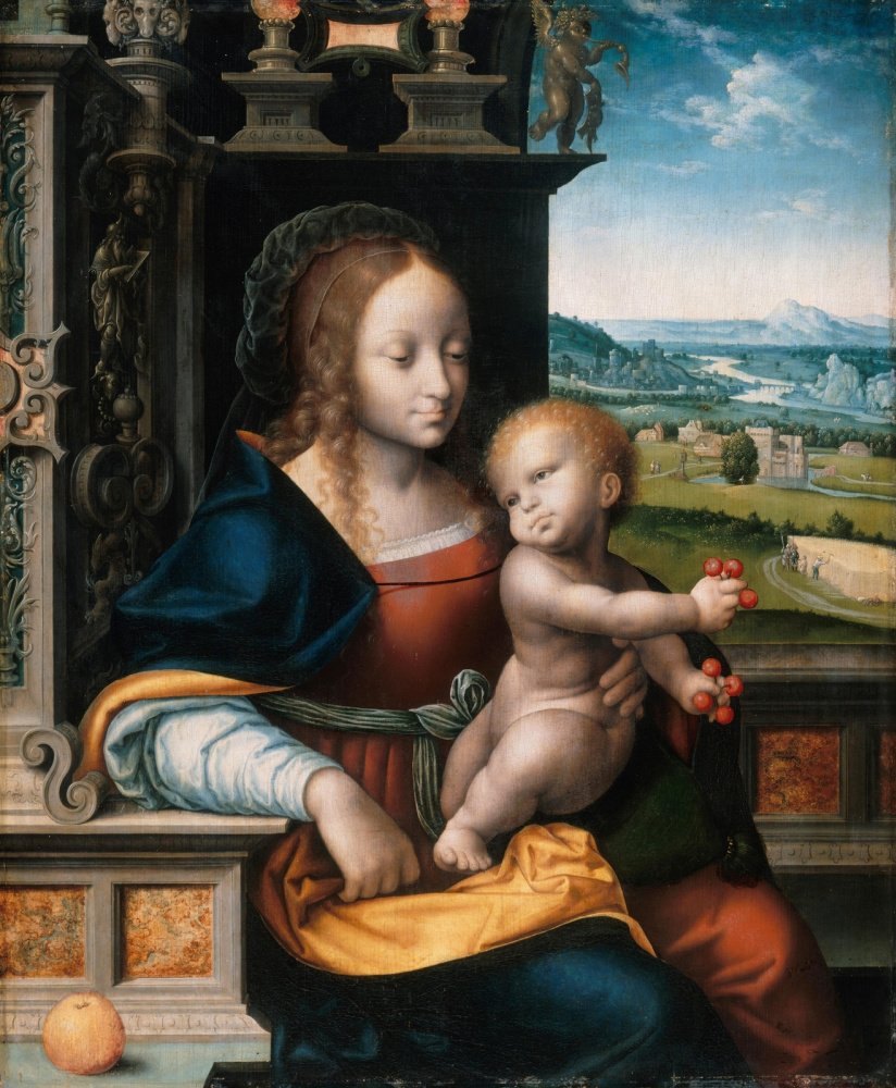 Йос ван Клеве. Мадонна с младенцем. около 1525
