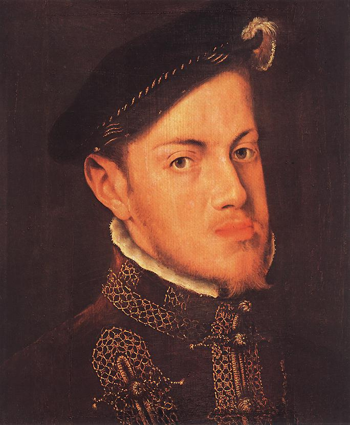 Антонис ван Дасхорст Мор. Портрет Филиппа II, короля Испании
