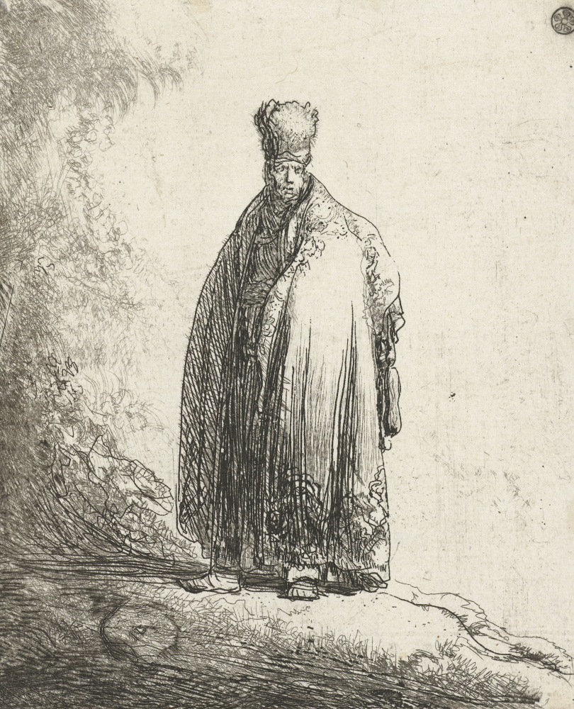 Ян Ливенс. Портрет мужчины в восточной одежде