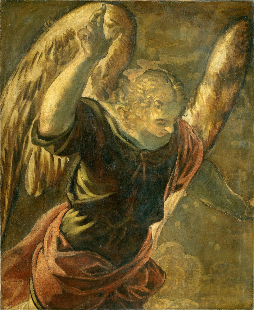 Ангел Благовещения. Панель декора органа из Сан-Бенедетто в Венеции