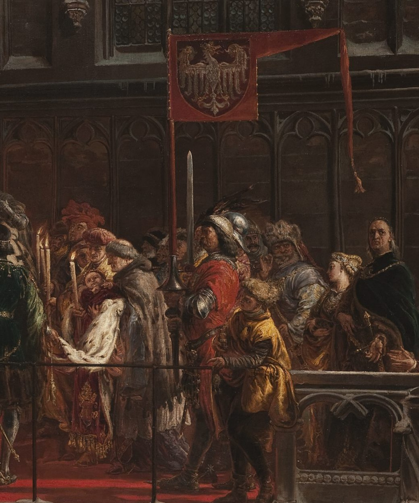 Ян Матейко. Крещение Владислава III Варнечика в Польше 18 февраля 1425 года. Фрагмент III