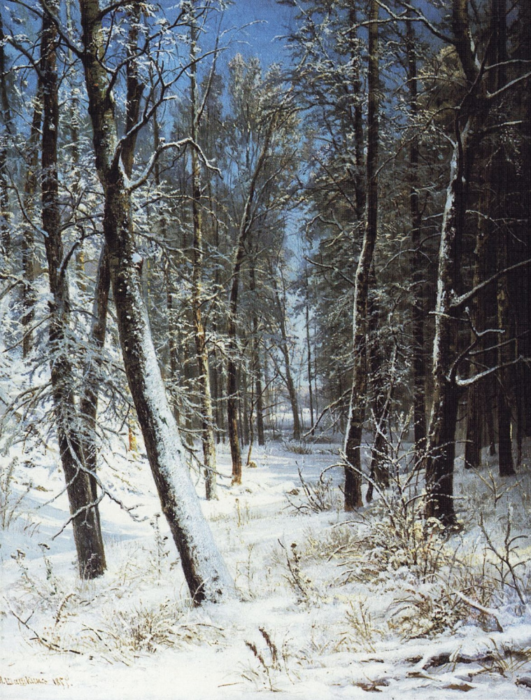 Иван Иванович Шишкин. Зима в лесу (Иней)