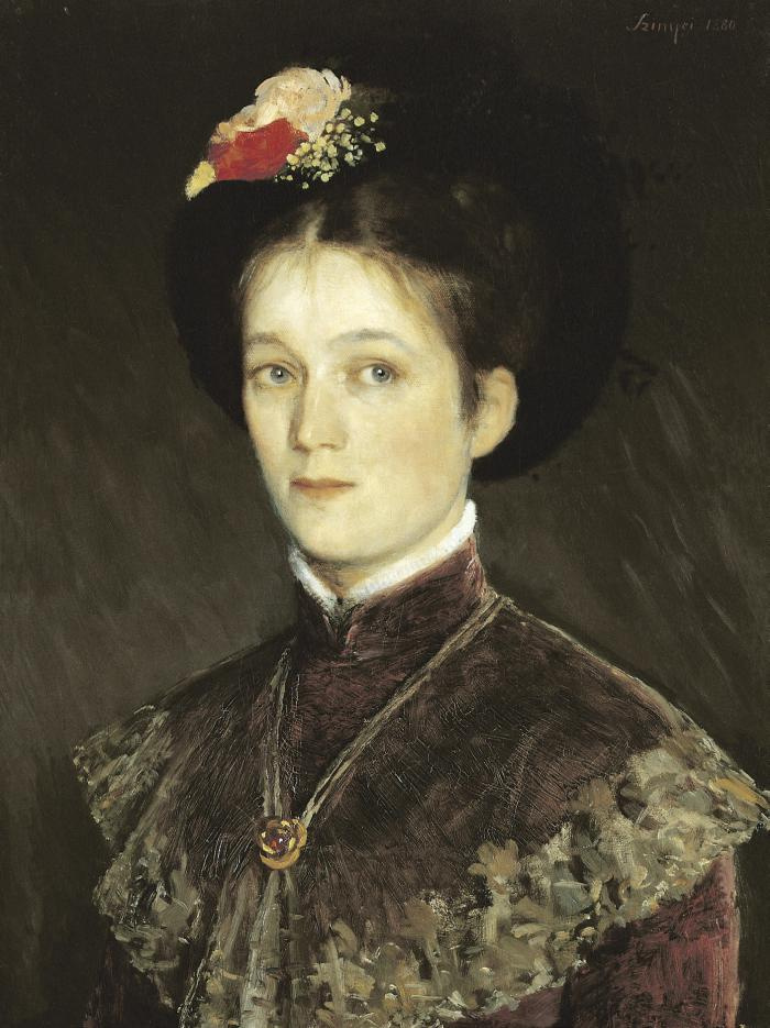 Пал Синьеи-Мерше. Портрет жены художника