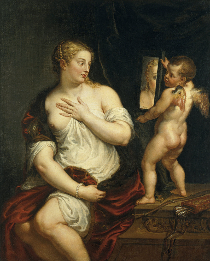 Питер Пауль Рубенс. Венера и Купидон с зеркалом