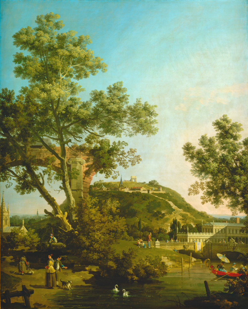 Джованни Антонио Каналь (Каналетто). Английский пейзаж с замком