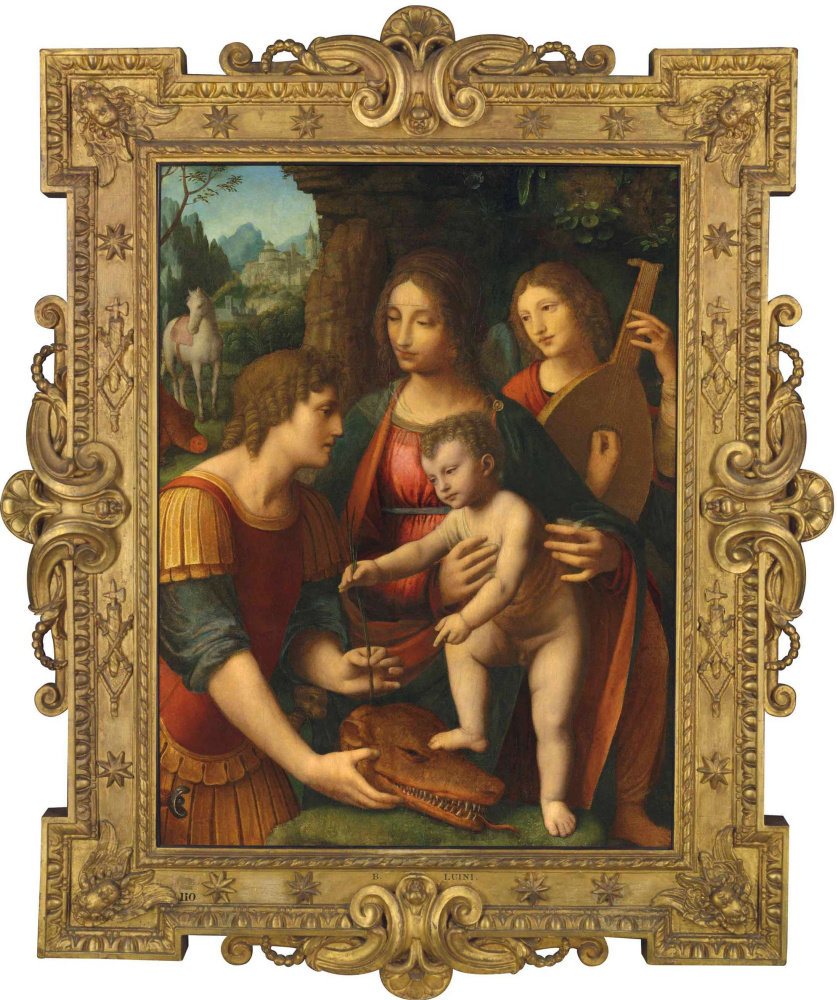 Мадонна с младенцем, святым Георгием и ангелом