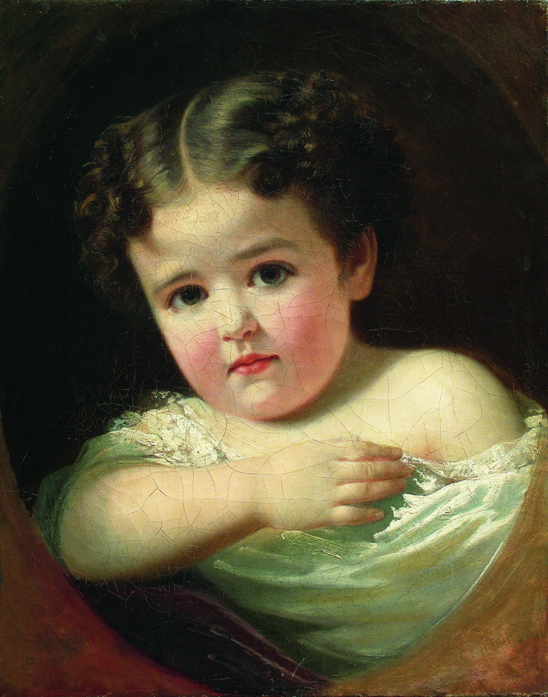 Иван Кузьмич Макаров. Детский портрет. 1850-е