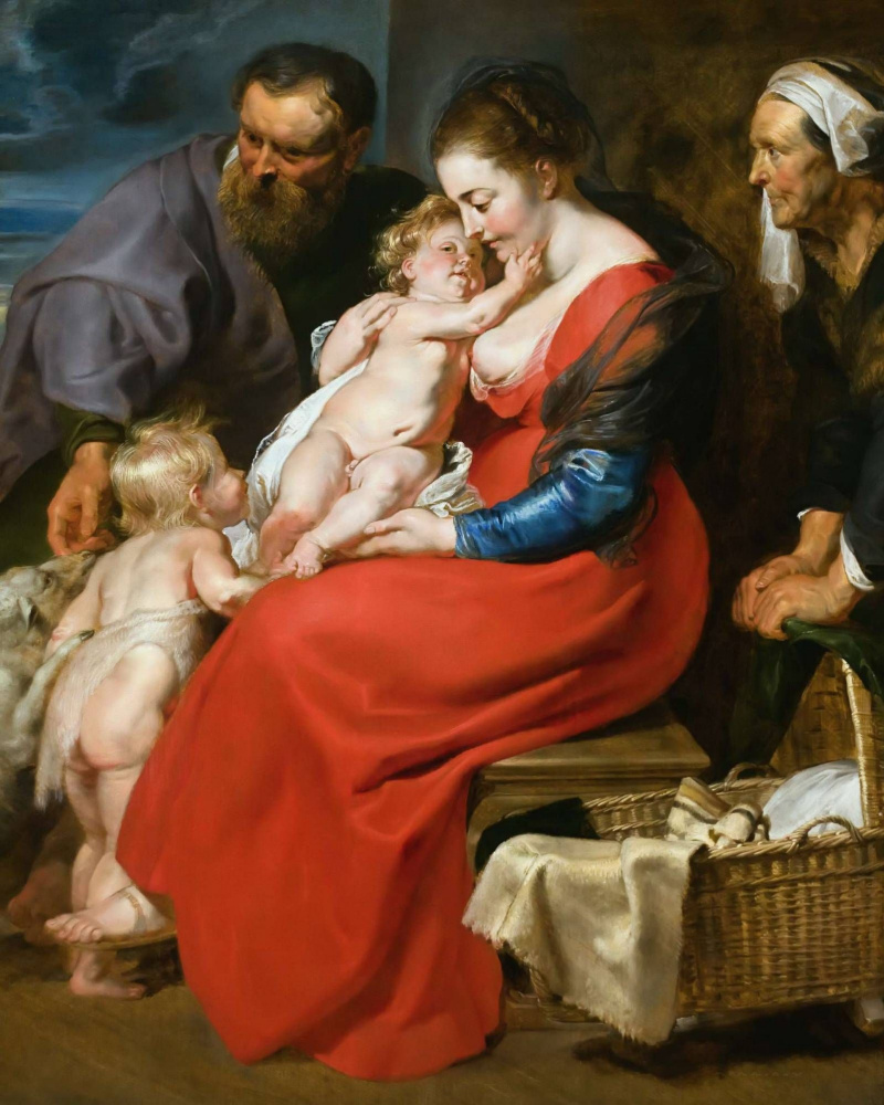 Питер Пауль Рубенс. Святое Семейство со святой Елизаветой и маленьким Иоанном Крестителем