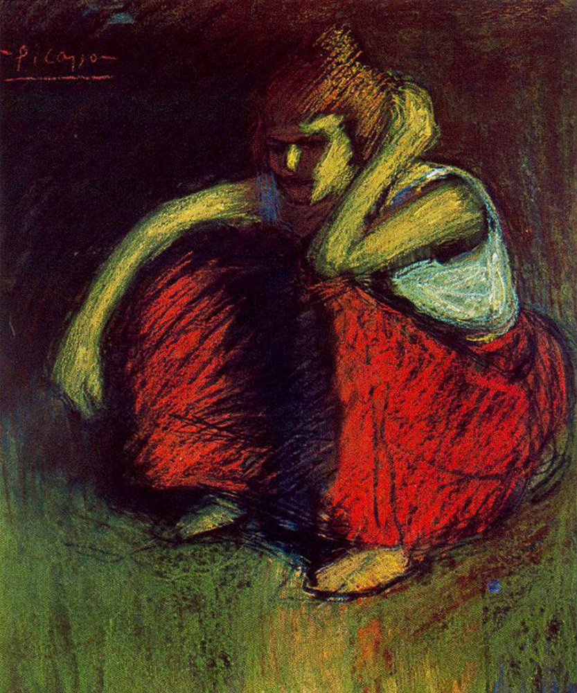 Пабло Пикассо. Красная юбка