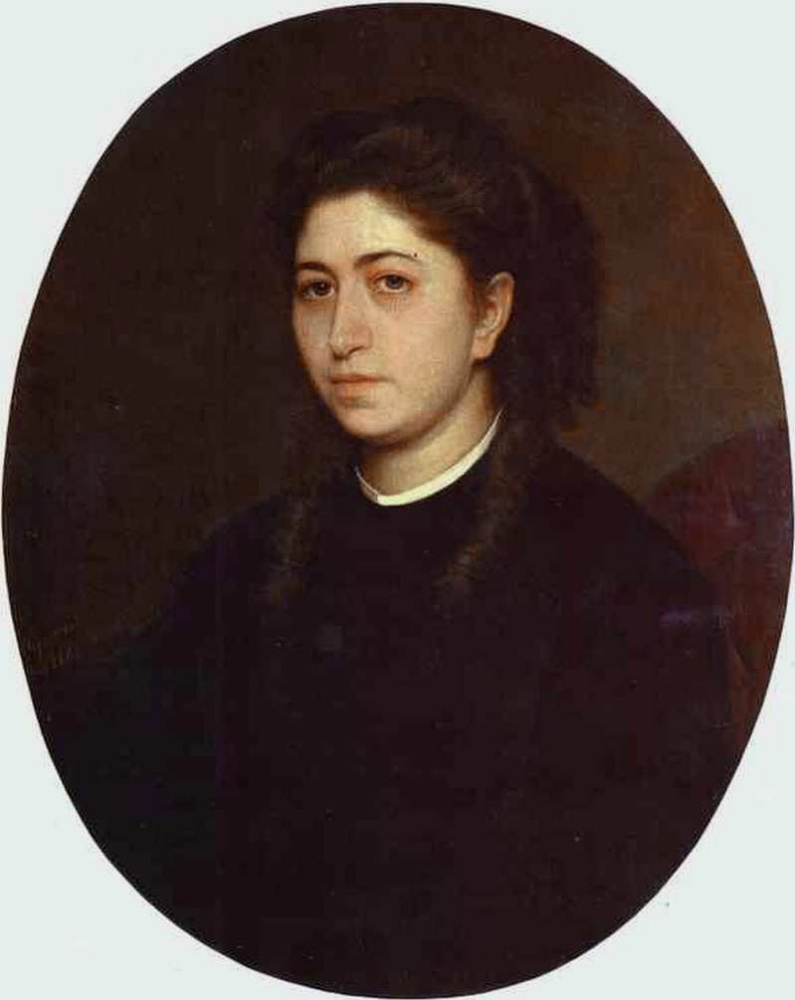 Иван Николаевич Крамской. Портрет молодой женщины, одетой в черный бархат