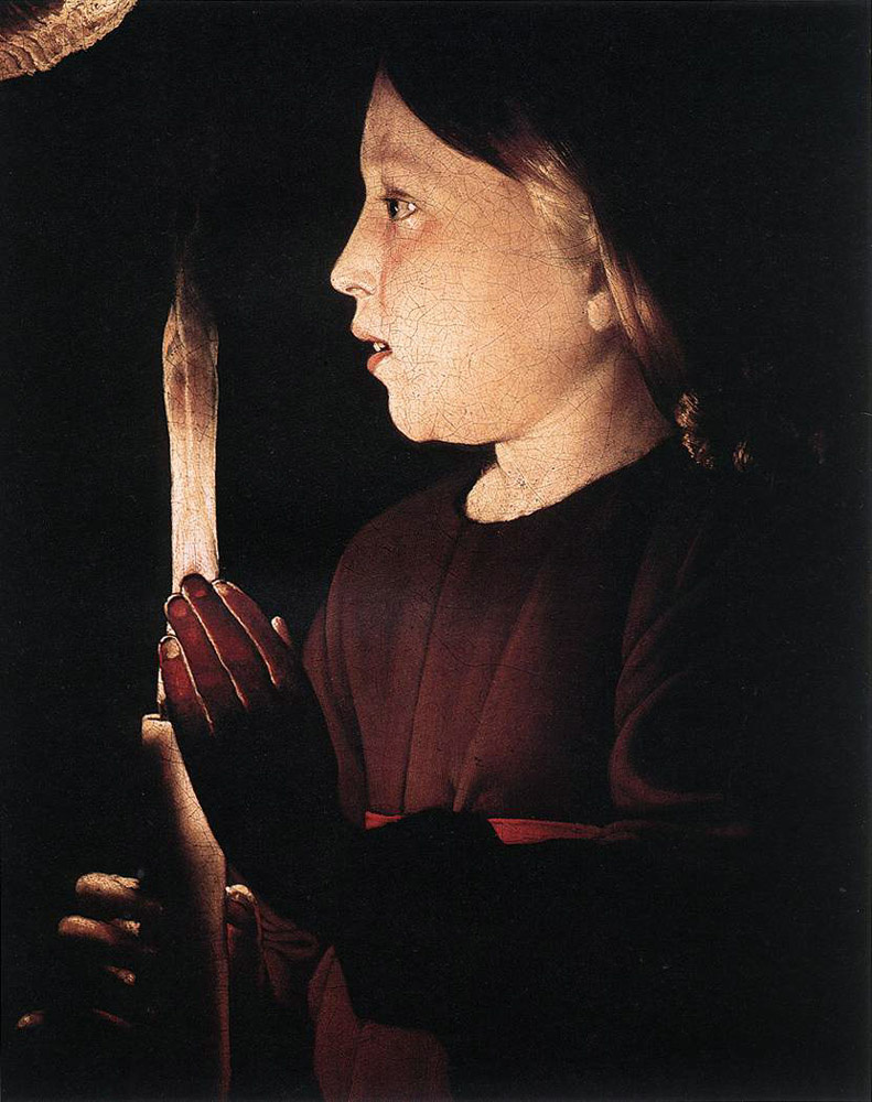 Жорж де Латур. Христос (фрагмент)