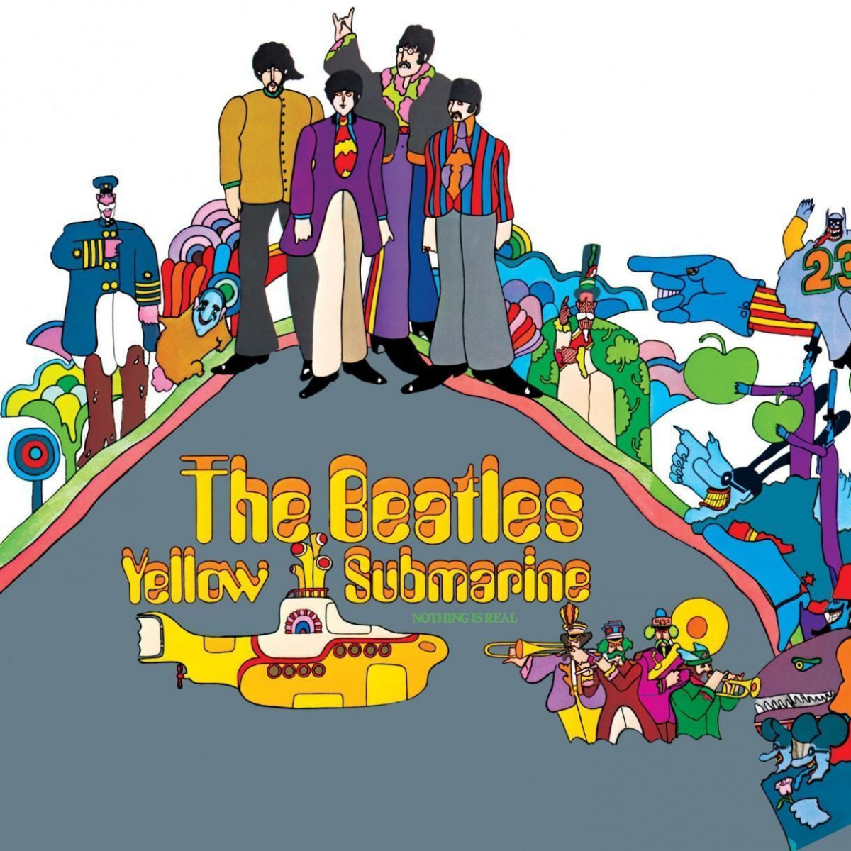 Обожаем желтую субмарину Beatles! По волнам нашей памяти: поп-арт, Питер Макс и мультфильм «Контакт»