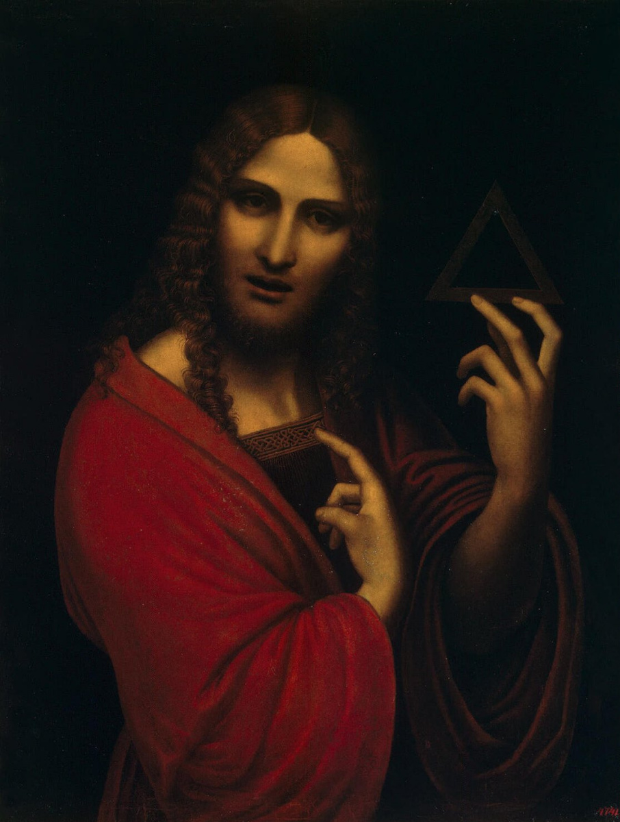 Джампетрино. Христос с символом Троицы
