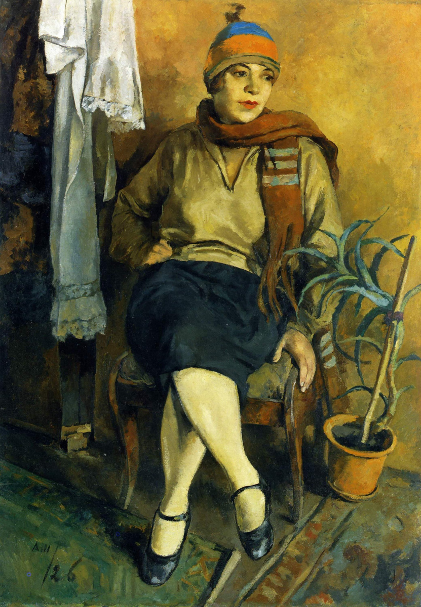 Александр Васильевич Шевченко. Портрет Л.С. Псищевой . 1926