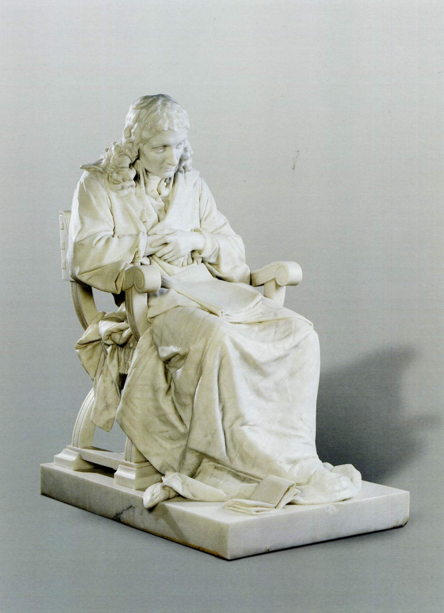 Марк Матвеевич Антокольский. Спиноза. Уменьшенное повторение статуи в мраморе (1887), находящейся в ГРМ
