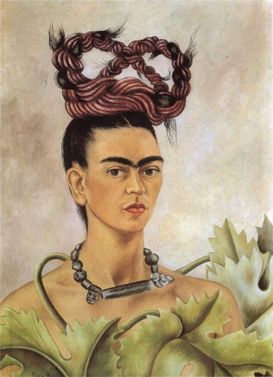 Фрида Кало. Автопортрет с косой