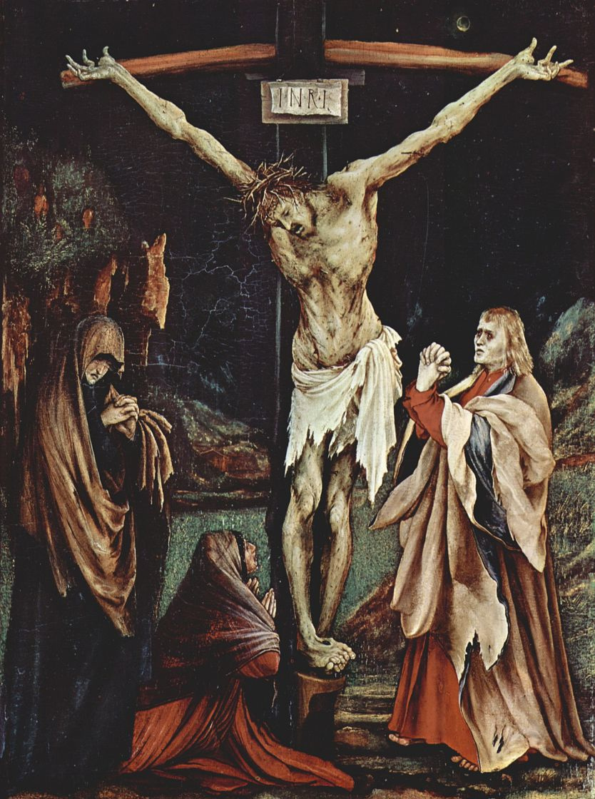 Маттиас Грюневальд. Христос на кресте